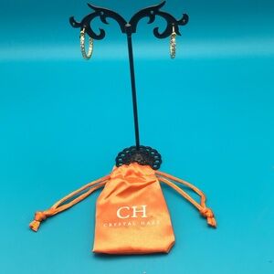 Crystal Haze Mini Serena Hoops New In plastic